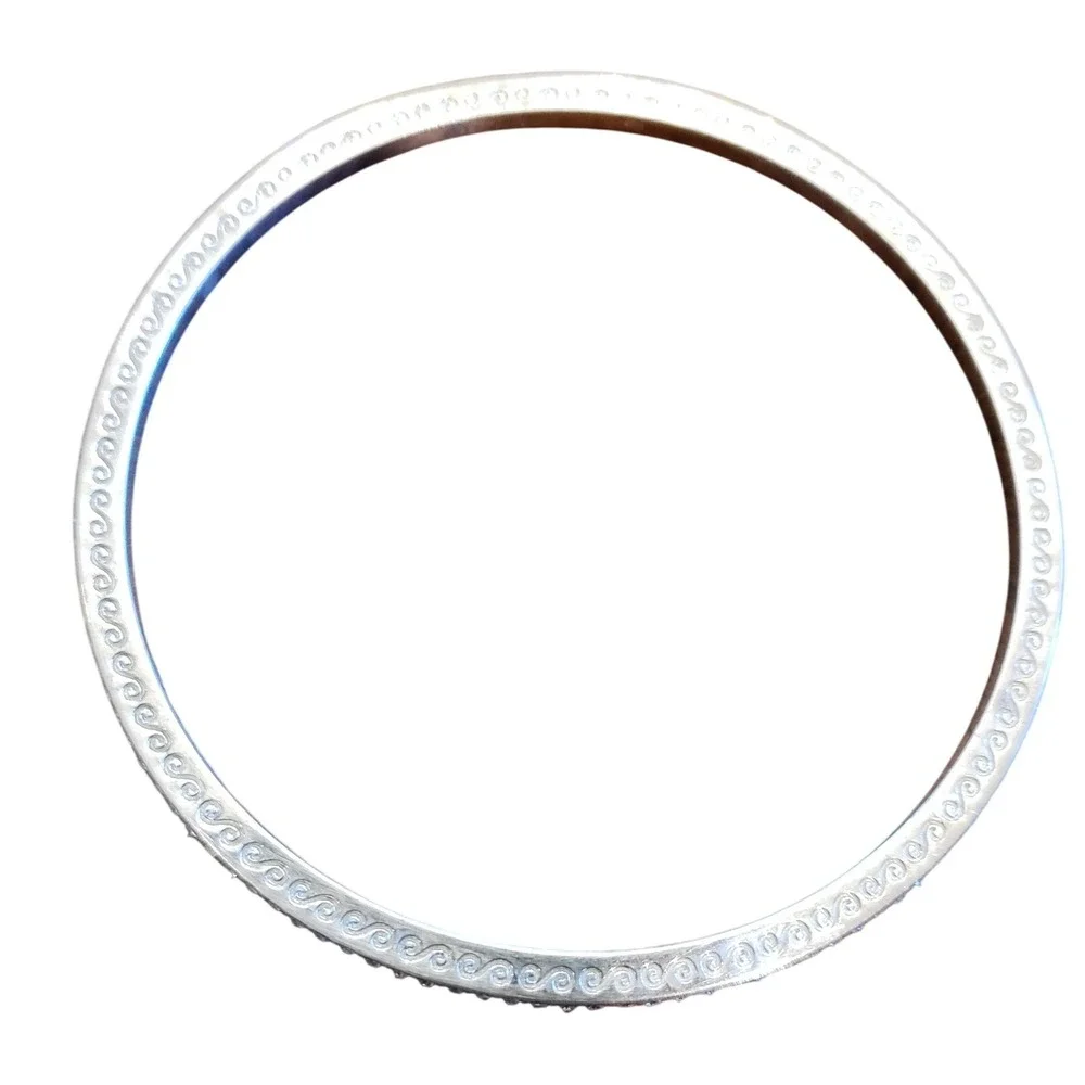 Brighton Silver‎ Tone Bangle Bracelet Crystal Rhinestone Accent Elegant Jewelry
